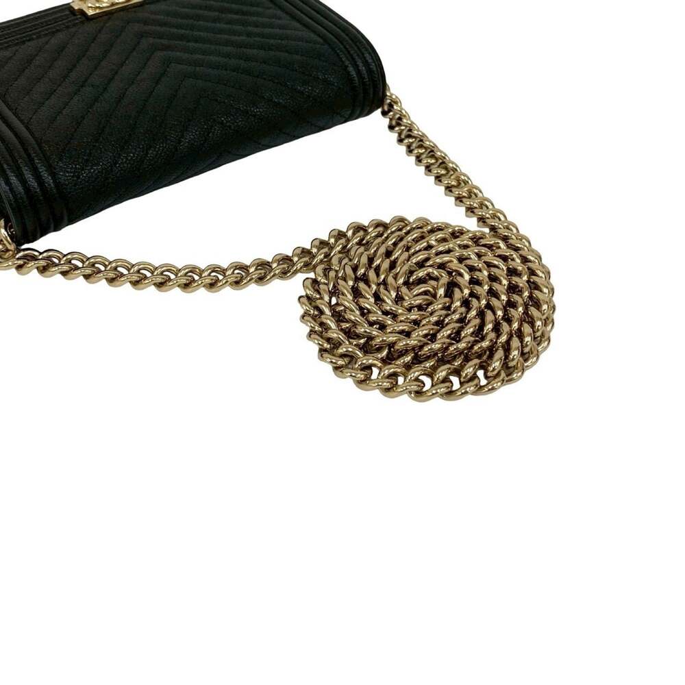 Chanel Boy Wallet On Chain Chevron #251708C28B - Picture 4 of 9